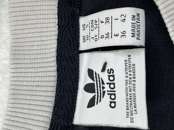 ADIDAS T SHIRT RETRO NERO UOMO PRE OWNED XS