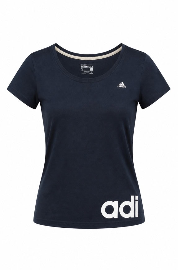 ADIDAS T SHIRT SPORT ESSENTIALS NAVY ΓΥΝΑΙΚΕΙΟ PRE OWNED S