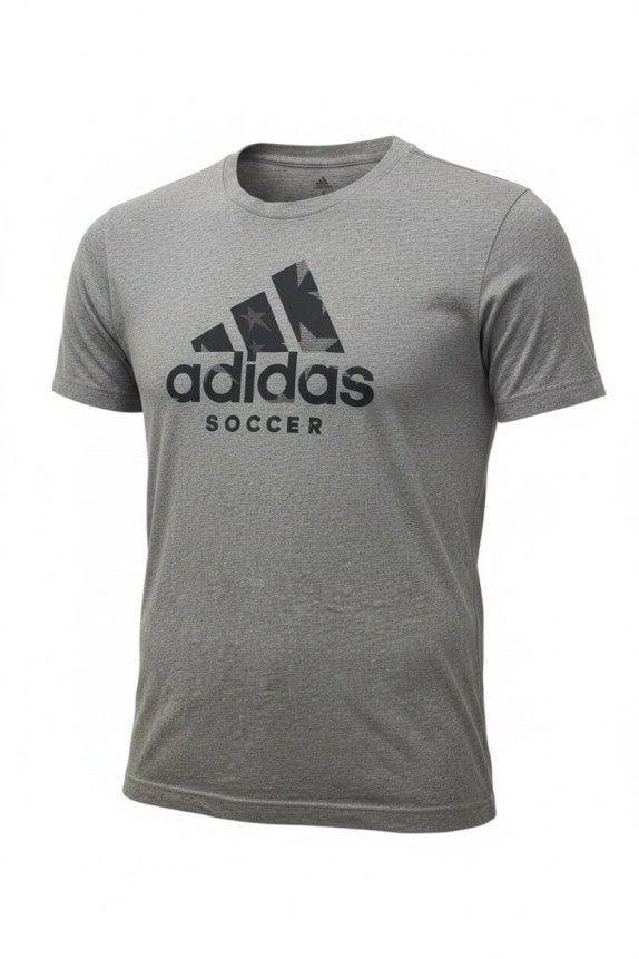ADIDAS T SHIRT SPORTSWEAR ΓΚΡΙ ΑΝΤΡΙΚΟ PRE OWNED S