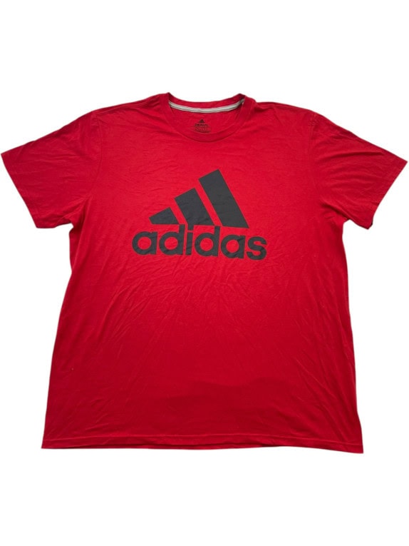 ADIDAS T SHIRT SPORTSWEAR GRAPHIC RED MENS PRE OWNED XXL