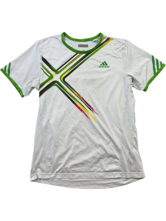 ADIDAS T SHIRT SPORTSWEAR BIANCA UOMO PRE OWNED M