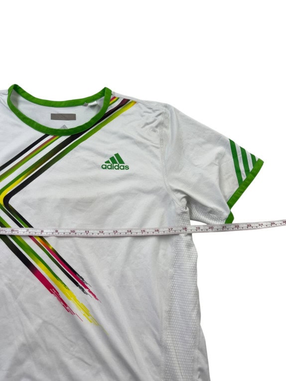 ADIDAS T SHIRT SPORTSWEAR BIANCA UOMO PRE OWNED M