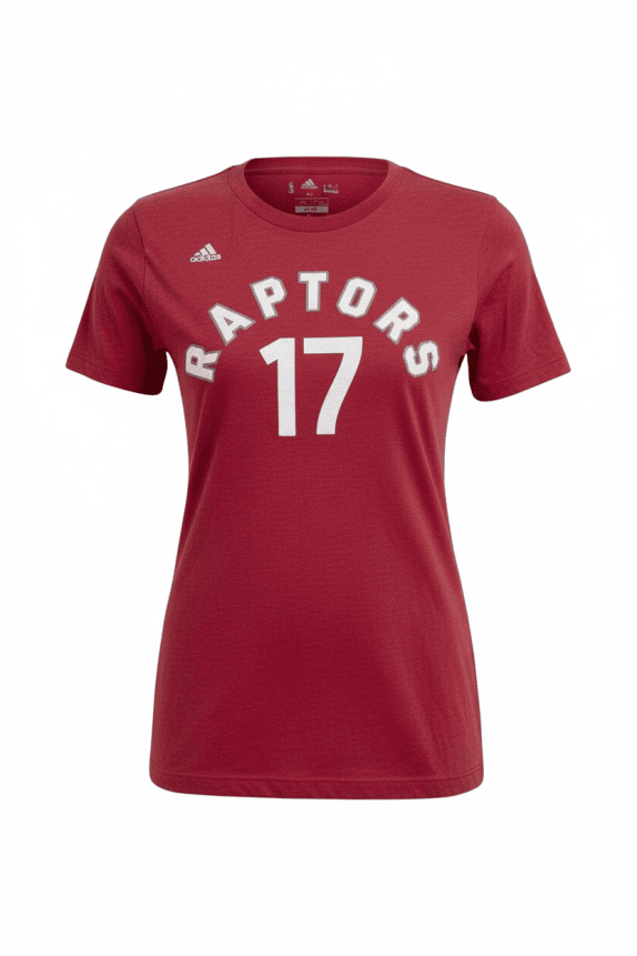 ADIDAS T-SHIRT TORONTO RAPTORS VALANCIUNAS #17 LOGO ΚΟΚΚΙΝΟ ΓΥΝΑΙΚΕΙΟ XS