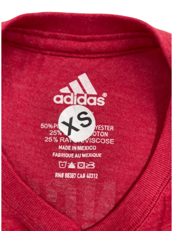 ADIDAS T-SHIRT TORONTO RAPTORS VALANCIUNAS #17 LOGO ΚΟΚΚΙΝΟ ΓΥΝΑΙΚΕΙΟ XS