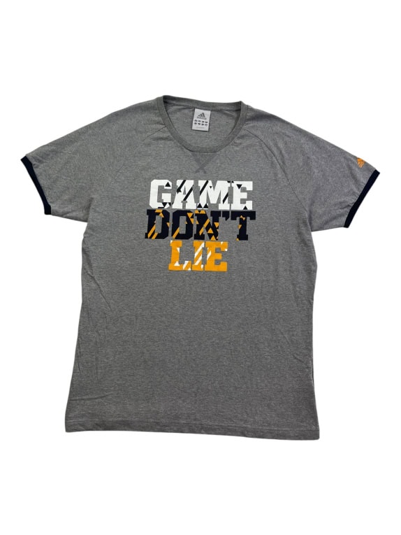 ADIDAS T-SHIRT VINTAGE GAME DON'T LIE ΓΚΡΙ ΑΝΔΡΙΚΟ L