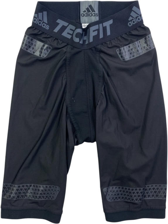 ADIDAS Techfit Αθλητικό Κολάν 3/4 Training Logo Μαύρο Ανδρικό S