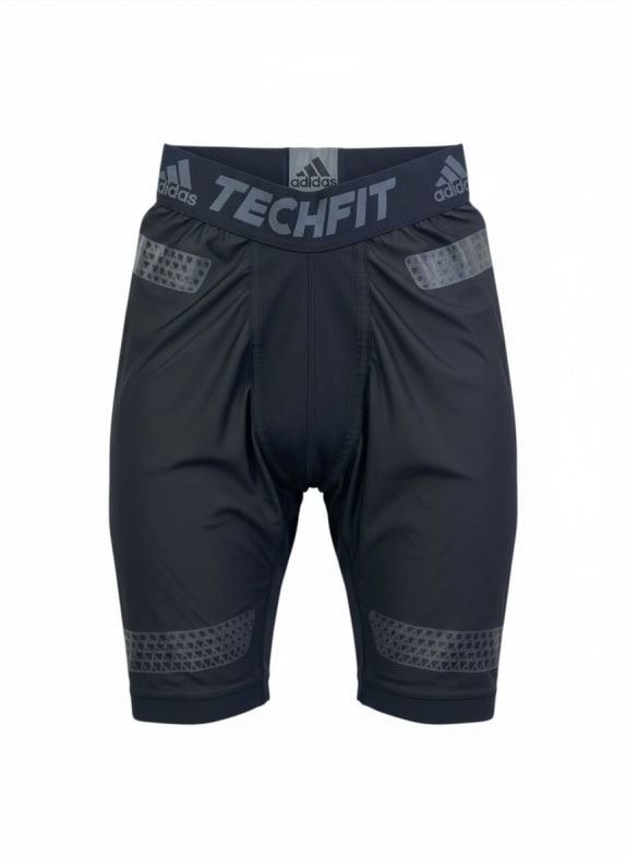 ADIDAS Techfit Αθλητικό Κολάν 3/4 Training Logo Μαύρο Ανδρικό S
