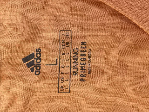 ADIDAS TEE SPORTSWEAR ΠΟΡΤΟΚΑΛΙ ΑΝΤΡΙΚΟ PRE OWNED L