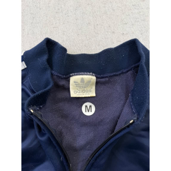 ADIDAS TRACK JACKET RETRO NAVY UOMO PRE OWNED M