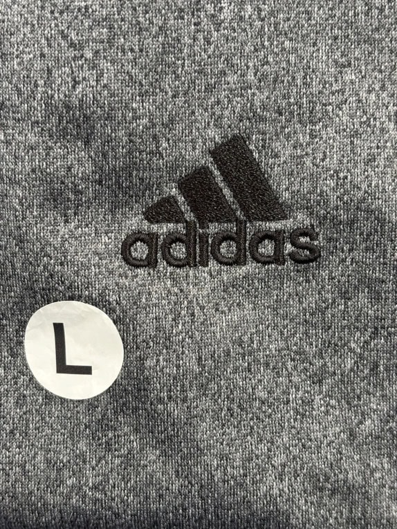 ADIDAS TRACK JACKET SPORTSWEAR ΓΚΡΙ ΑΝΤΡΙΚΟ PRE OWNED L