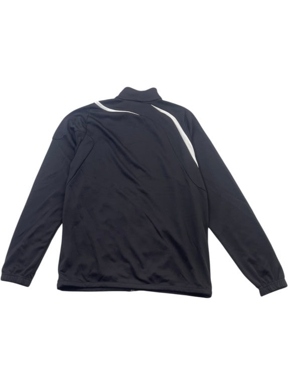 ADIDAS TRACK JACKET SPORTSWEAR BLACK UNISEX PRE OWNED M