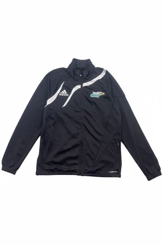 ADIDAS TRACK JACKET SPORTSWEAR NERO UNISEX PRE OWNED M