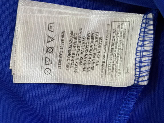 ADIDAS TRACK JACKET SPORTSWEAR ΜΠΛΕ ΑΝΤΡΙΚΟ PRE OWNED M