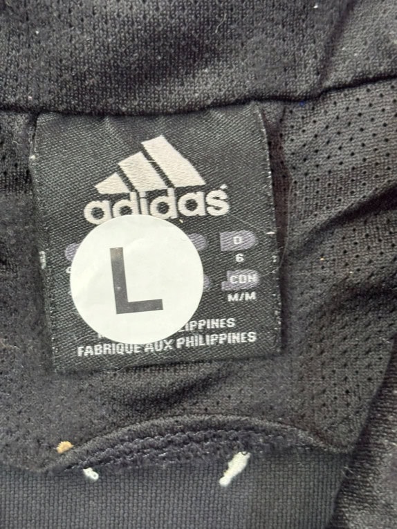 ADIDAS TRACK JACKET SPORTSWEAR ΜΠΛΕ ΜΑΥΡΟ ΑΝΤΡΙΚΟ PRE OWNED L