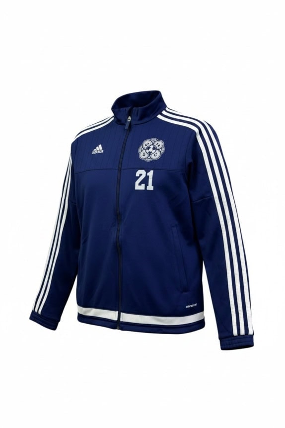 ADIDAS TRACK JACKET SPORTSWEAR NAVY DONNA PRE OWNED S
