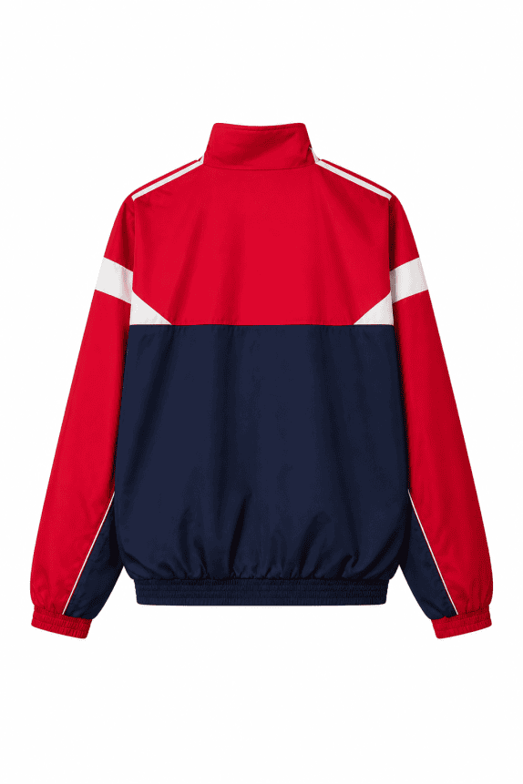 1990s ADIDAS TRACK JACKET SPORTSWEAR NAVY RED ΑΝΤΡΙΚΟ PRE OWNED L