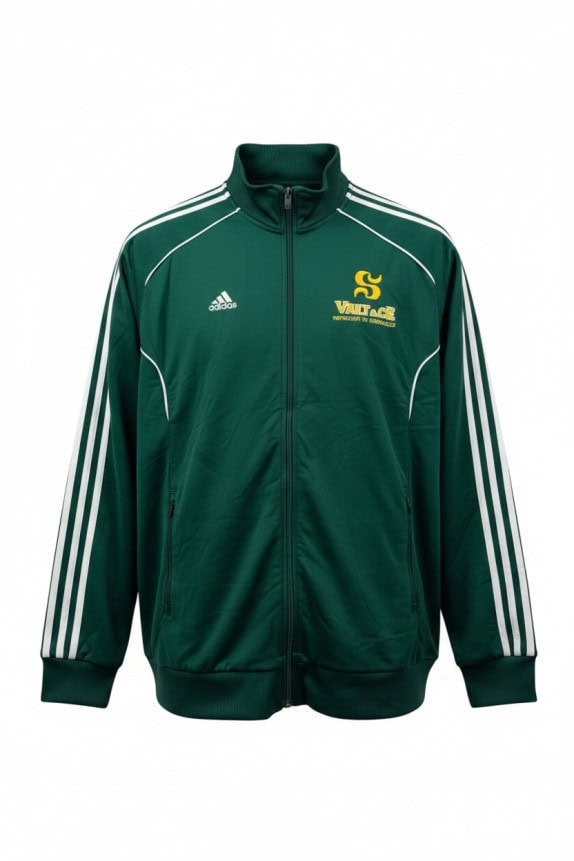 ADIDAS TRACK JACKET SPORTSWEAR ΠΡΑΣΙΝΗ UNISEX PRE OWNED