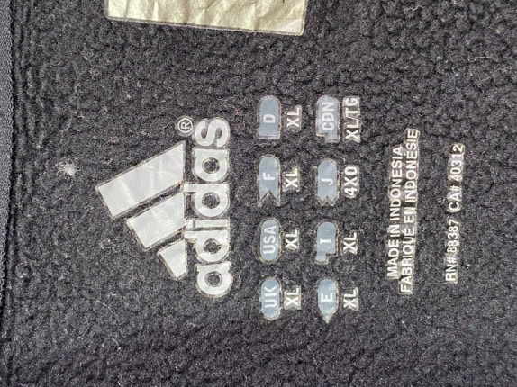 ADIDAS TRACK JACKET SPORTY BLACK ΑΝΤΡΙΚΟ PRE OWNED XL