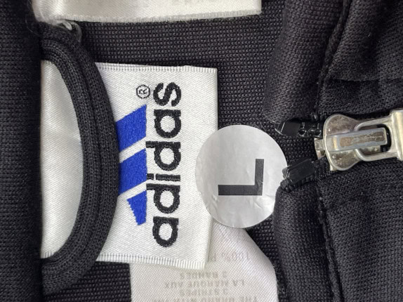 90s ADIDAS TRACK JACKET SPORTY BLACK ΑΝΤΡΙΚΟ PRE OWNED L