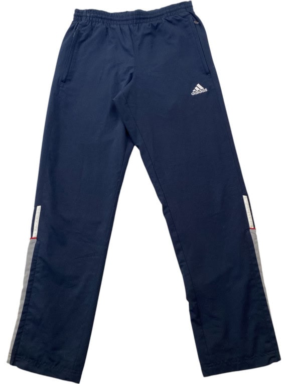 ADIDAS TRACK PANTS ATHLETIC NAVY ΑΝΤΡΙΚΟ PRE OWNED XS