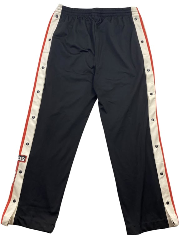 Adidas Snap Button Track Pants Black Size L
