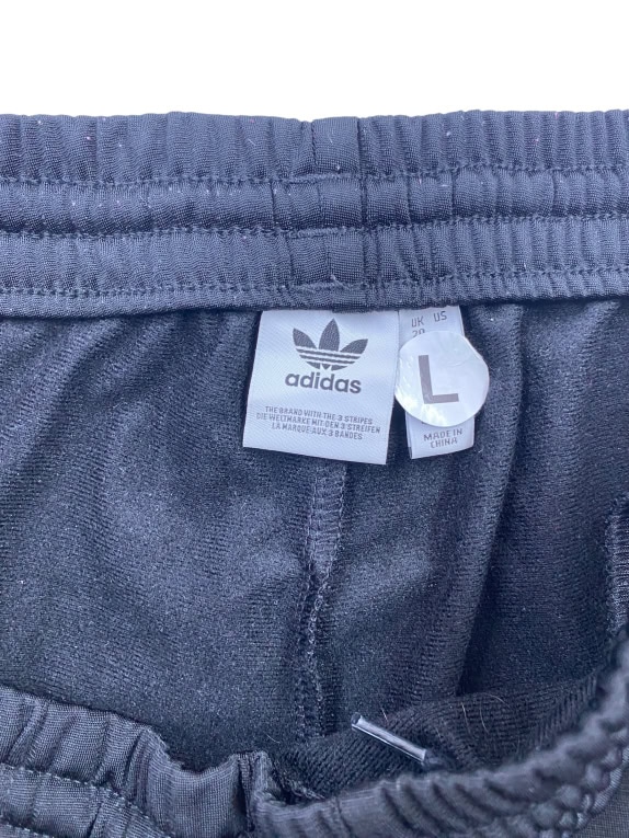 Adidas Snap Button Track Pants Black Size L