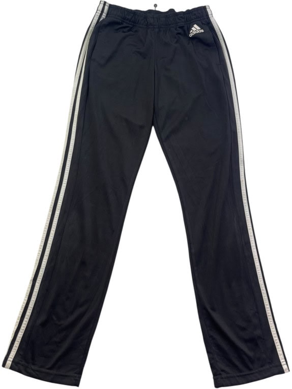 ADIDAS TRACK PANTS MINIMAL BLACK UNISEX PRE OWNED L