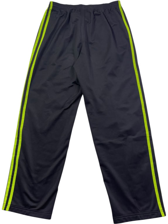 ADIDAS TRACK PANTS SPORTSWEAR BLACK MENS PRE OWNED S