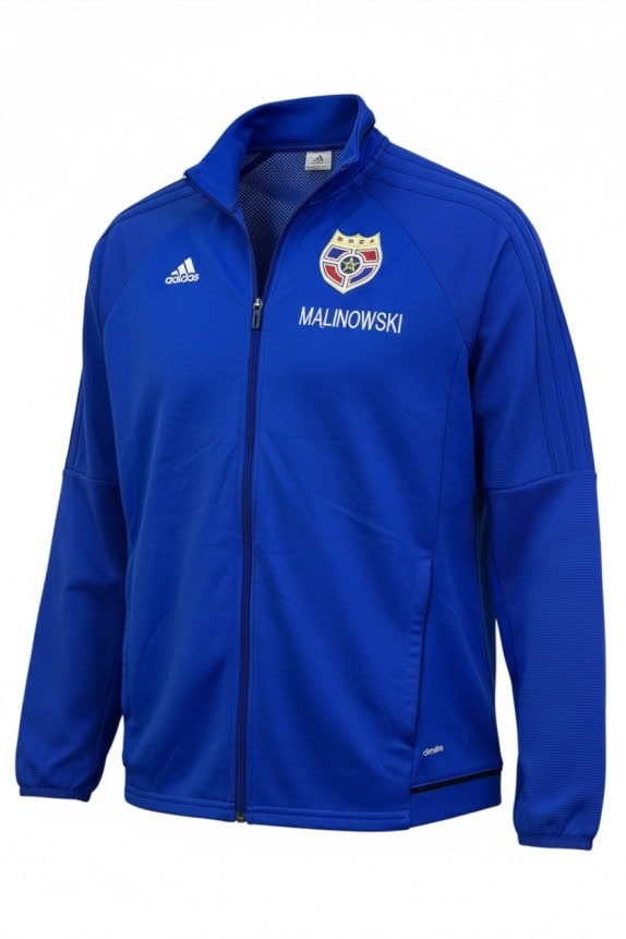 ADIDAS GIACCA DA TUTA SPORTSWEAR BLU UNISEX PRE OWNED L