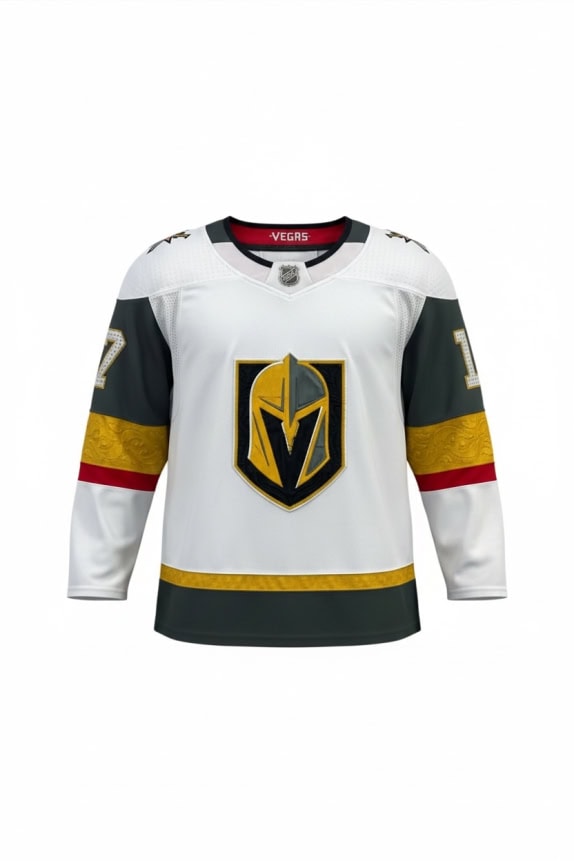ADIDAS Vegas Golden Knights Jersey "Vegas Strong" Fanatics Logo Λευκό / Γκρι Unisex XL