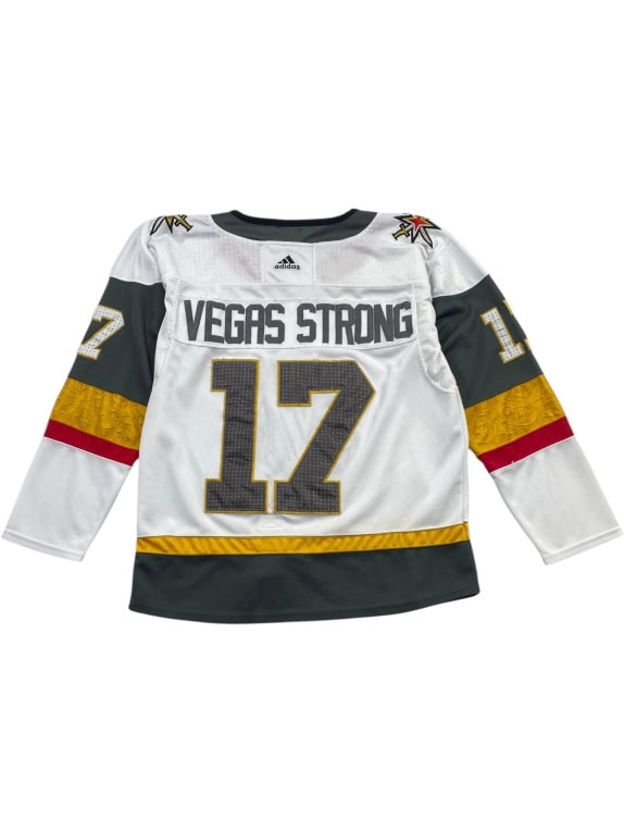 ADIDAS Vegas Golden Knights Jersey "Vegas Strong" Fanatics Logo Λευκό / Γκρι Unisex XL