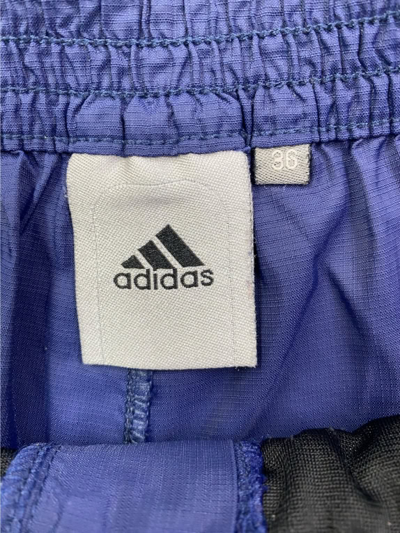 Adidas Bermuda da bagno con logo vintage blu da uomo S