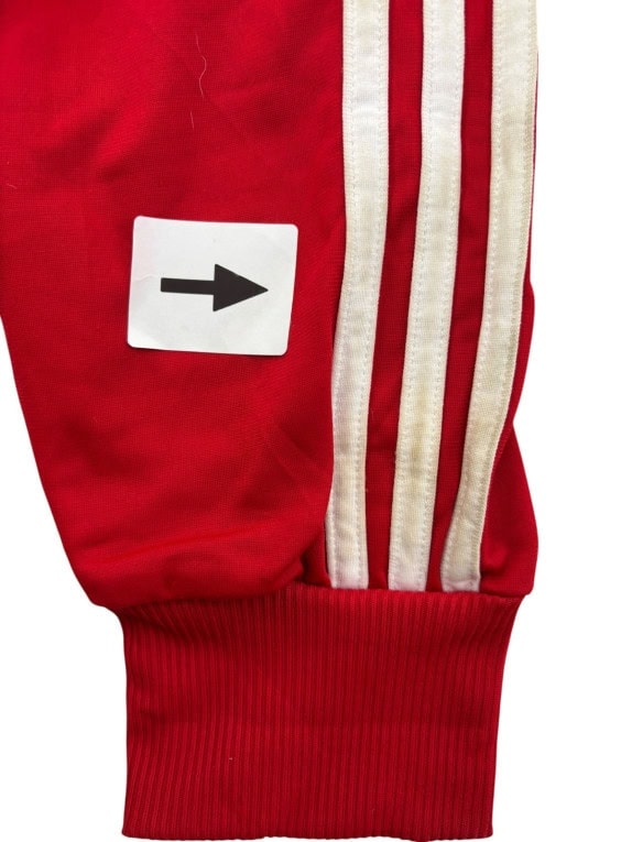 ADIDAS GIACCA TRACK RETRO SPORTSWEAR ROSSA UNISEX PRE OWNED