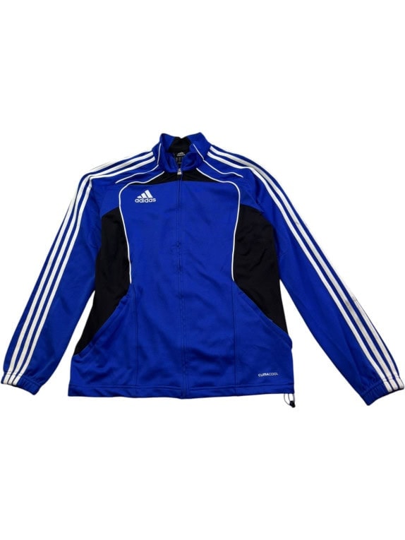 ADIDAS ΖΑΚΕΤΑ ΦΟΡΜΑΣ SPORTSWEAR ΜΠΛΕ ΜΑΥΡΟ UNISEX PRE OWNED S