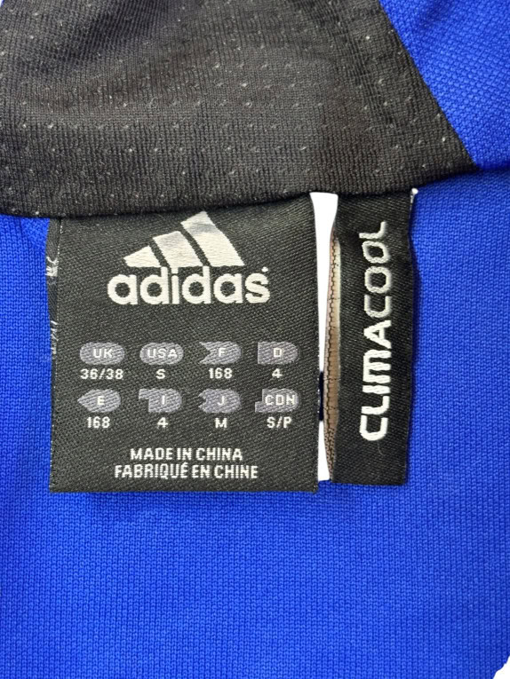 ADIDAS ΖΑΚΕΤΑ ΦΟΡΜΑΣ SPORTSWEAR ΜΠΛΕ ΜΑΥΡΟ UNISEX PRE OWNED S