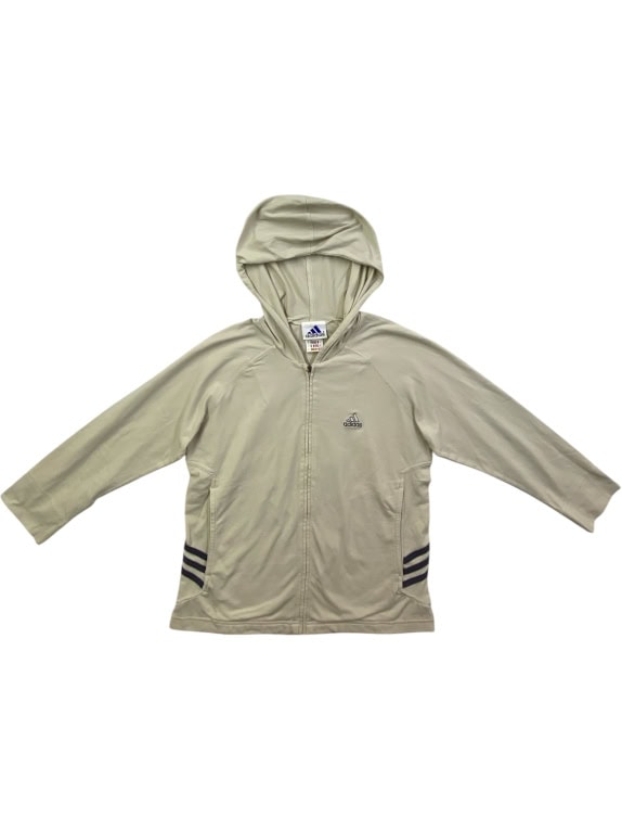 ADIDAS ΖΑΚΕΤΑ ΦΟΥΤΕΡ ΜΕ ΚΟΥΚΟΥΛΑ LOGO BEIGE UNISEX S