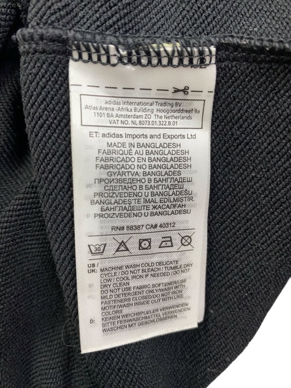 ADIDAS Ζακέτα Hoodie 3-Stripes Logo Μαύρο Ροζ Γυναικείο S