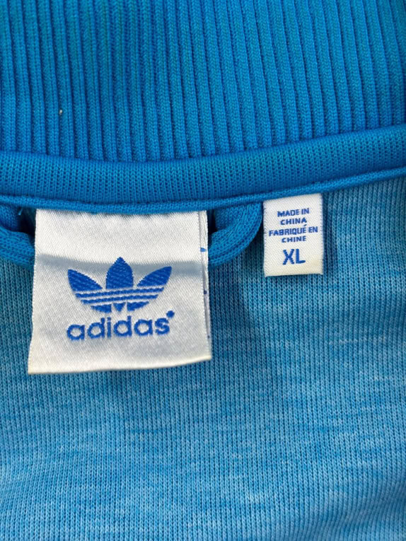 ADIDAS ΖΑΚΕΤΑ ΜΕ ΚΟΥΚΟΥΛΑ SPORTSWEAR ΜΠΛΕ ΑΝΤΡΙΚΟ PRE OWNED XL