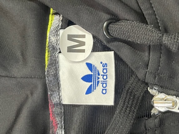 ADIDAS Y2K ZIP HOODIE ARCHIVE ΜΑΥΡΟ ΓΥΝΑΙΚΕΙΟ PRE OWNED M