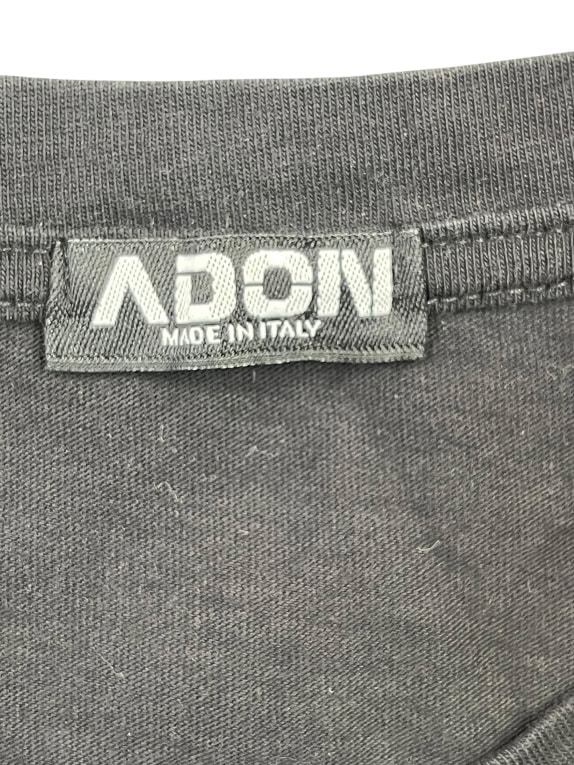 ADON T-SHIRT SNEAKER CON STAMPA GRAFICA NERO UNISEX M