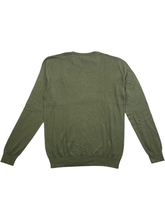 AERONAUTICA MILITARE MAGLIONE CASUAL VERDE OLIVA DA UOMO XXL