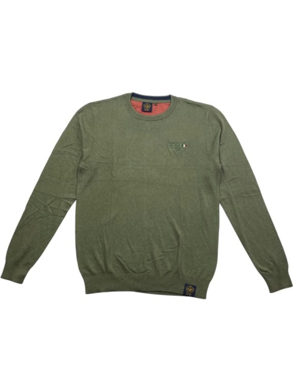 AERONAUTICA MILITARE ΠΛΕΚΤΗ ΜΠΛΟΥΖΑ CASUAL ΛΑΔΙ ΑΝΔΡΙΚΗ XXL