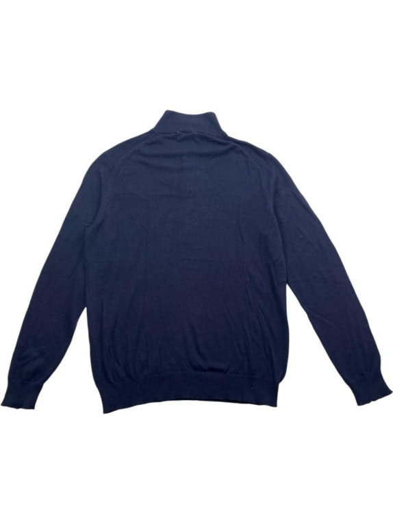 AEROPOSTALE SPORT MAGLIA IN MAGLIA CON ZIP BLU DA UOMO XXL