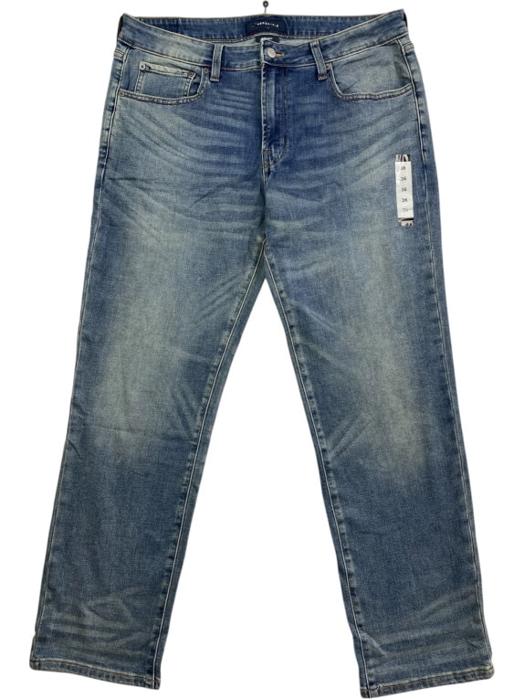 Aeropostale Τζιν Παντελόνι Straight Fit Μπλε Ανδρικό L (W36)