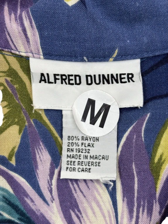 ALFRED DUNNER ΠΟΥΚΑΜΙΣΟ FLORAL ΜΠΛΕ ΑΝΔΡΙΚΟ PRE OWNED M