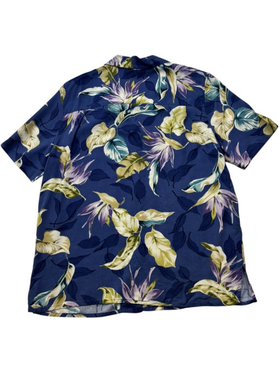 ALFRED DUNNER ΠΟΥΚΑΜΙΣΟ FLORAL ΜΠΛΕ ΑΝΔΡΙΚΟ PRE OWNED M