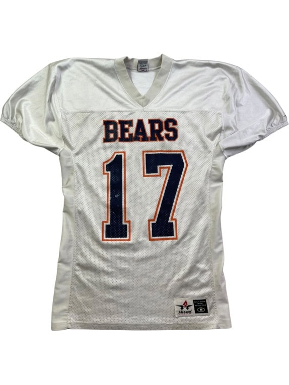 ALL AMERICAN ATHLETIC FOOTBALL JERSEY GRAPHIC WHITE ΑΝΤΡΙΚΟ PRE OWNED L 2