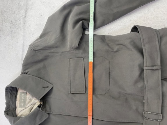 1997 ALLEGRI COAT MINIMAL GREY MEN PRE OWNED L