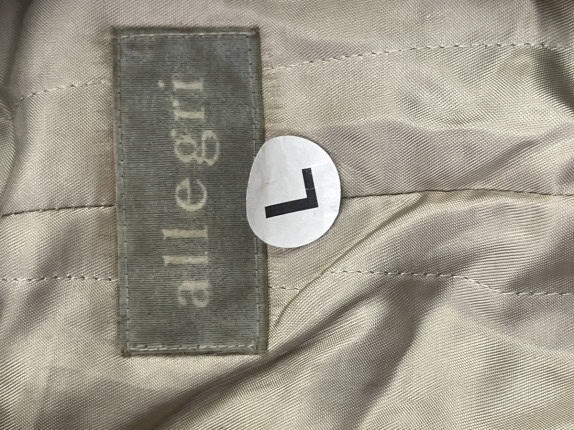 1997 ALLEGRI COAT MINIMAL GREY MEN PRE OWNED L