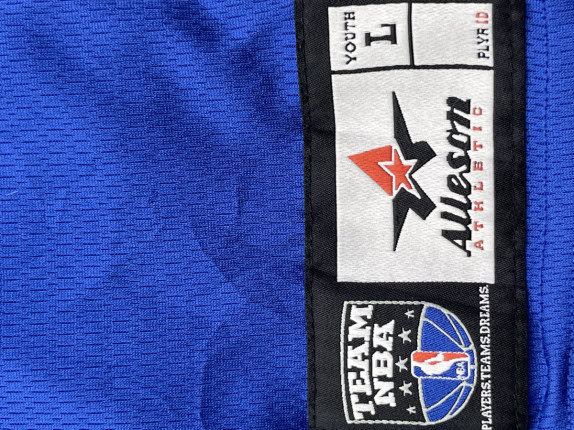 ALL SPORT NBA JERSEY CLASSIC BLUE UOMO PRE OWNED M